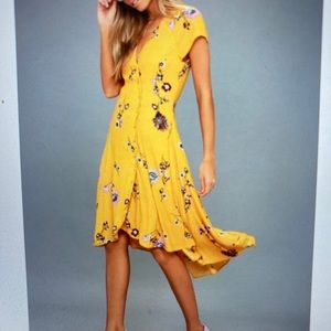 Free People Lost in You Midi Dress
